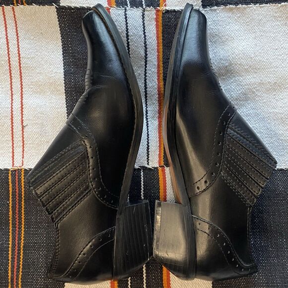 Dingo Dan Post Ankle Leather Cowboy Boots. Festival. Boho. Western. Size 8.5 M. - Picture 12 of 13